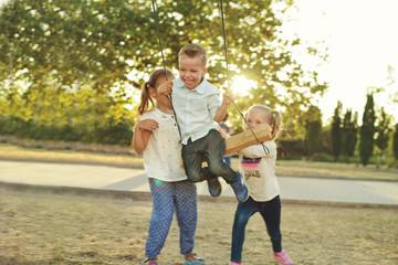 Fototapeta premium children in the park