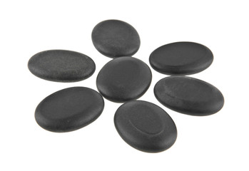 stone isolated on white background closeup