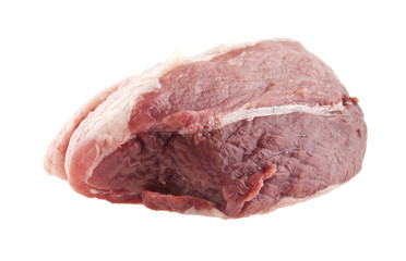 pork meat isolated on white background