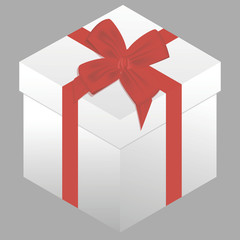  Box. Present. Holiday. Vector illustration.