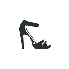 women's shoes icon. Vector Illustration