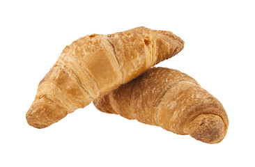 croissants isolated on white background