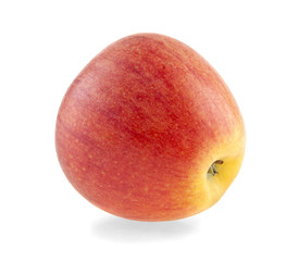red apple isolated on white background