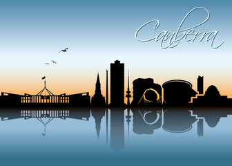 Fototapeta premium Canberra skyline - Australia
