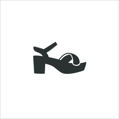 women's shoes icon. Vector Illustration