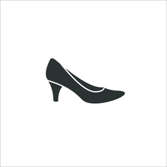 women's shoes icon. Vector Illustration