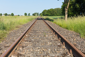 Obraz premium Bahnschienen