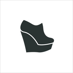 women's shoes icon. Vector Illustration