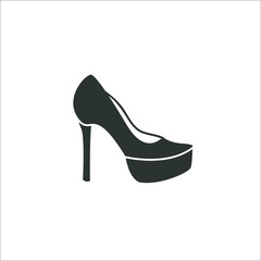 women's shoes icon. Vector Illustration