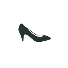 women's shoes icon. Vector Illustration