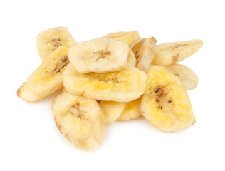 Dryed banana isolated
