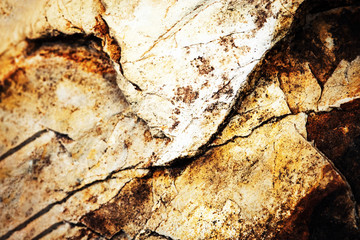 abstract detail of a stone surface