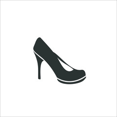women's shoes icon. Vector Illustration