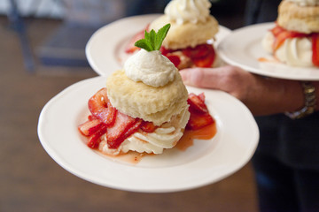 strawberry shortcake dessert