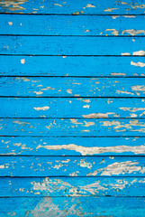 Obraz premium Texture of Wood blue panel for background