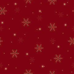 Vector illustration of Christmas pattern