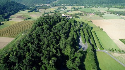 France Périgord Noir Vallée des Chateaux vue du ciel