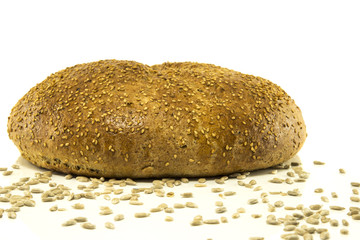 freshly baked bread from the bakery
