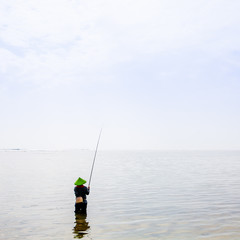 Fishermen. Exotic Travel Tourism. The rest of the equator. Bali Indonesia