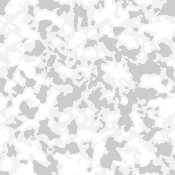 Seamless camouflage pattern with mosaic of abstract stains. Winter or  arctic military camo background in light sgrey snowy colors. vector de  Stock | Adobe Stock