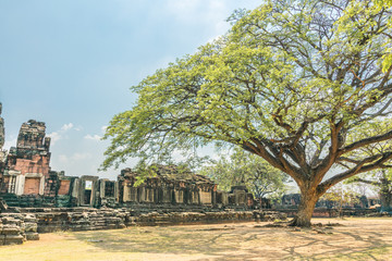khmer empire ruins in thailand.