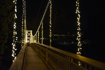 Fototapeta premium Christmas Light Festival Winter 
