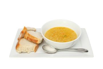 Bread and soup