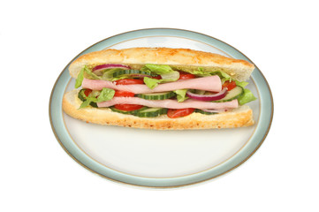 Ham salad roll