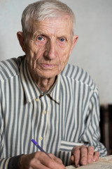 portrait of  senior man