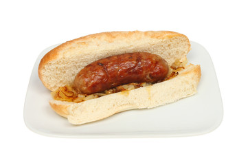Sausage in a sub roll