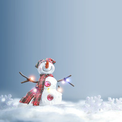 Schneemann - Weihnachtsmotiv