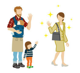 Anonymous Employee mother go to work