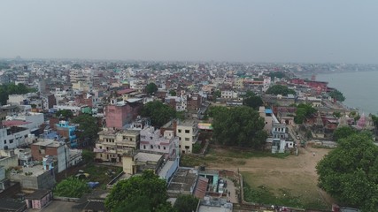 Obraz premium Inde Uttarakhand Benares vue du ciel