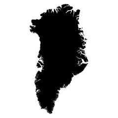Greenland map vector