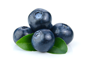 Blueberry isolated on white background