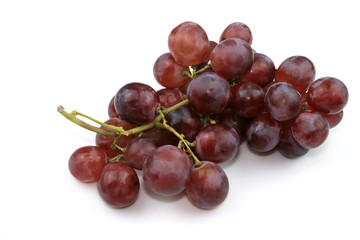 Grape fruit on white background