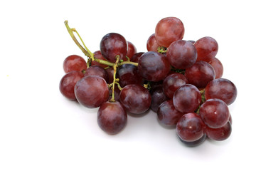 Grape fruit on white background