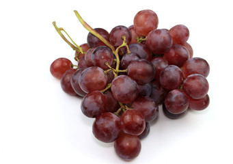 Grape fruit on white background