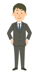 スーツの男性