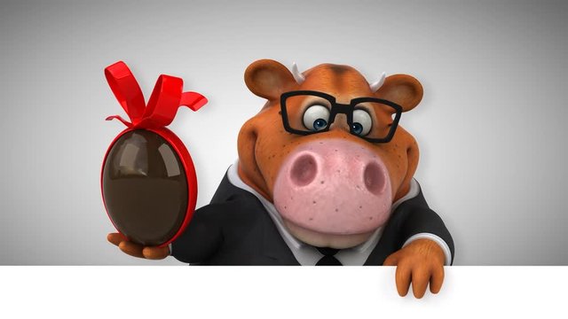Fun cow - 3D Animation