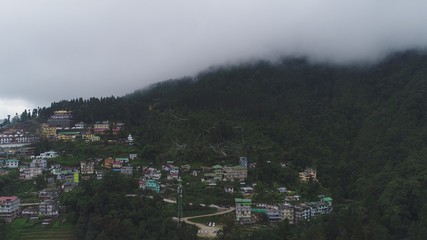 Obraz premium Inde Sikkim Rumtek vue du ciel