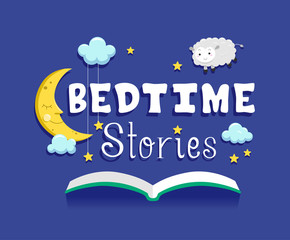 Bedtime Stories Book Illustration