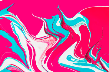 Liquid acrylic paint background. Fluid painting abstract texture