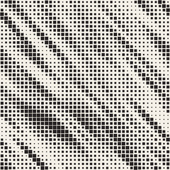 Fototapeta premium Modern Stylish Halftone Texture. Abstract Background With Random Size Squares. Vector Seamless Chaotic Squares Mosaic Pattern