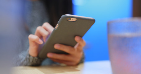 Using mobile phone