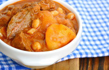 Massaman beef is Muslim food in Thailand.