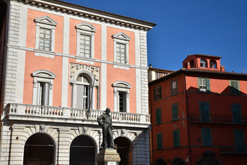 Statue de Garibaldi à Pise en Toscane, Italie