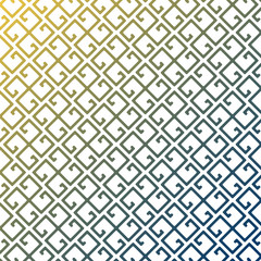 Vector  pattern. Modern stylish texture. Repeating geometric pattern tiles with staggered rounded squares with gradient effect. pattern is on swatches panel