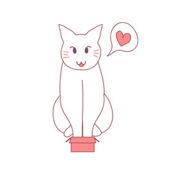 Cat love Box every Size