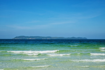 Tien Beach at Koh Larn off the coast of Pattaya Island in Thailand.
